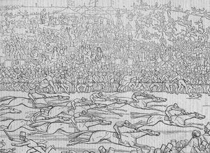 Sitten und Gebräuche der Engländer Neue Serie Nr. 8: Derby-Tag 1849