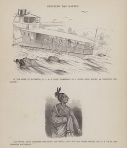 Seite aus The American Tour of Messrs Brown, Jones and Robinson (Gravur)