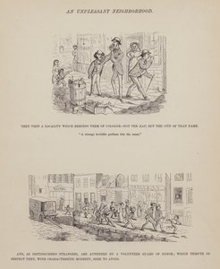 Seite aus The American Tour of Messrs Brown, Jones and Robinson (Gravur)