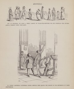 Seite aus Die amerikanische Tour von Herrn Brown, Jones und Robinson von Richard Doyle
