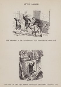 Seite aus Die amerikanische Tour von Messrs Brown, Jones und Robinson von Richard Doyle