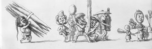 Schottische und spanische Besucher der Großen Ausstellung, 1851