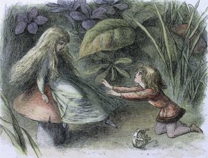 Wasserlilien und Wasserfeen der Zeit, ca. 1869-1870