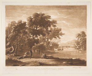 Landschaft mit Figuren, 1774