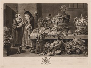Die vier Märkte: Der Obstmarkt, 1775