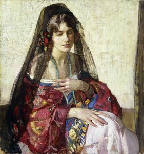 Schwarze Mantilla