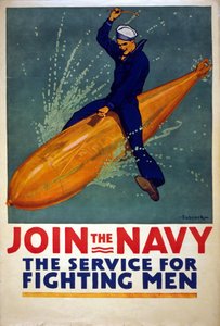 Tritt der Marine bei, um 1917