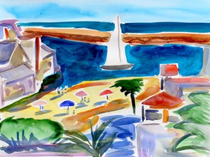 Corona del Mar, Newport Beach von Richard Fox