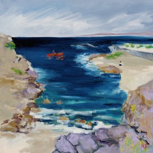 Kajakfahrer, Monterey Bay von Richard Fox