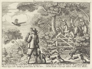 Falkenjagd auf Fasane von Richard Gaywood (possibly)