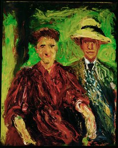 Paar in einer Landschaft