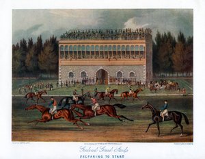 Goodwood Tribüne, Vorbereitung zum Start, 1836