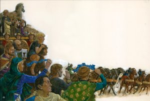Rennen im Hippodrom 530 n. Chr.