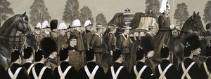Der Trauerzug von Königin Victoria