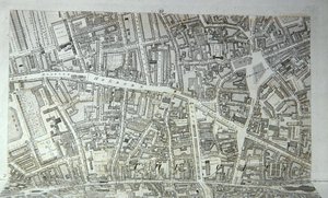 Plan der Stadt London, veröffentlicht 1813 (Gravur)