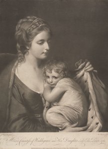 Maria Gräfin von Waldegrave und ihre Tochter Lady Elizabeth Laura von Richard Houston