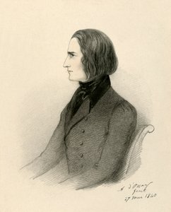 F. Liszt, 1840 von Richard James Lane