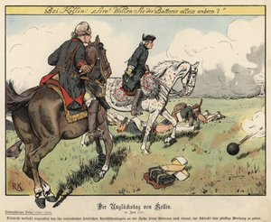 Friedrich der Große in der Schlacht bei Kolin von Richard Knoetel