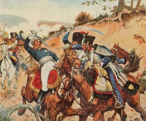 Heroischer Tod von Prinz Louis Ferdinand von Preußen bei Saalfeld