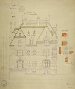 William Borden Residenz, Chicago, Illinois, Südfassade