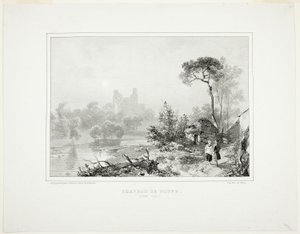 Doune Castle von Richard Parkes Bonington
