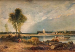 Landschaft in der Normandie, 19. Jahrhundert von Richard Parkes Bonington
