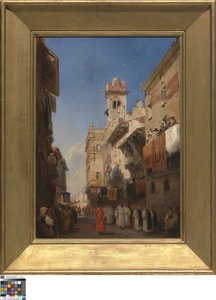 Prozession in Verona von Richard Parkes Bonington