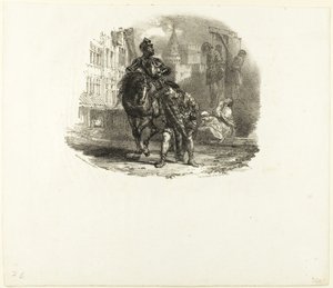 Die Gehenkten von Richard Parkes Bonington