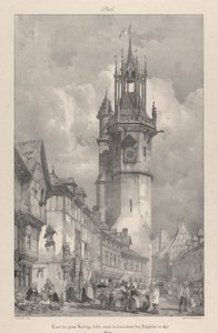 Tour du Gros Horloge, erbaut unter der Herrschaft der Engländer im Jahr 1417