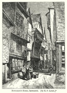 Newcomens Haus, Dartmouth (Gravur)