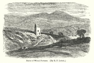 Ruinen von Wheal Fortune (Gravur) von Richard Principal (after) Leitch