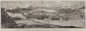 Der Bürgerkrieg in Amerika, Einschiffung eines Teils der Armee des Potomac in Alexandria, nahe Washington
