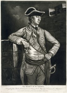 Der ehrenwerte Sir Wm. Howe, Ritter des Bades und Oberbefehlshaber der Streitkräfte seiner Majestät in Amerika