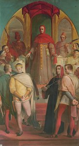 Prinz Heinrich (1387-1422) erkennt die Autorität von Richter Gascoigne (c.1350-1419) an