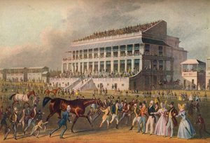 Epsom Grand Stand - Der Gewinner des Derby-Rennens, 19. Jahrhundert