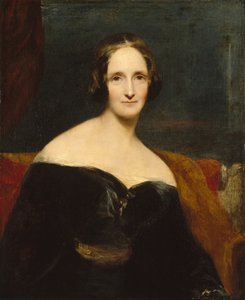 Porträt von Mary Shelley, britische Schriftstellerin, ca. 1840