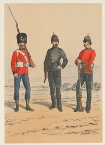 Drei britische Soldaten von Richard Simkin
