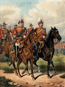 George William Frederick Charles, 2. Herzog von Cambridge, britischer Soldat, um 1885 von Richard Simkin