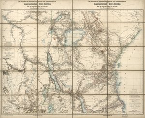 Die deutschen und britischen Schutzgebiete und Interessensphären in Äquatorial-Ost-Afrika