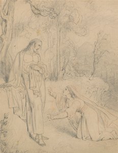 Christus erscheint Maria Magdalena (Johannes 20:13-14) von Richard Westall