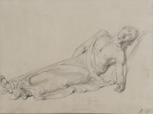 Studie (für Die Grablegung Christi) von Richard Westall