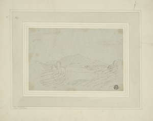Ruinen in einem bergigen Land von Richard Wilson