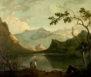 Snowdon von Llyn Nantlle, Nordwales, um 1765-67 von Richard Wilson