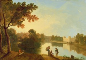 Wilton House von Südosten, ca. 1758-60 von Richard Wilson