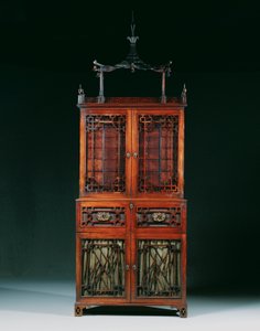 George II Sekretär-Schrank
