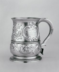 Becher mit Henkel, 1740-41, graviert ca. 1845 von Richard and Cooke, Thomas Gurney