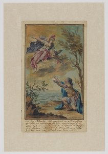 Mentor nimmt Abschied von Telemachus von Rienk Keyert