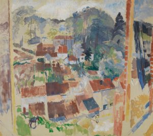 Offenes Fenster in Bosvoorde von Rik Wouters