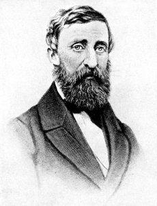 Henry David Thoreau, amerikanischer Naturautor, 1923