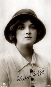 Gladys Cooper 1888-1971, englische Schauspielerin, frühes 20. Jahrhundert von Rita Martin